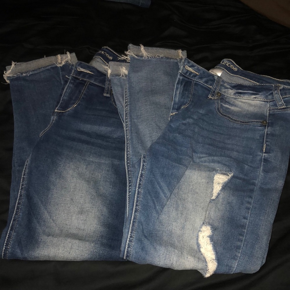 Maurice’s skinny long capris